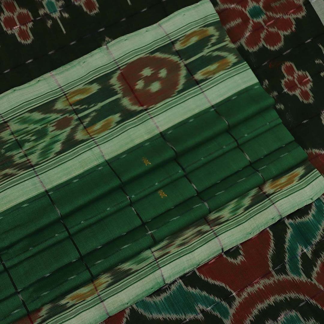 Handloom Sambalpuri Poly-Cotton Ikkat Saree Handloom Saree_Cotton Priyadarshini Handloom