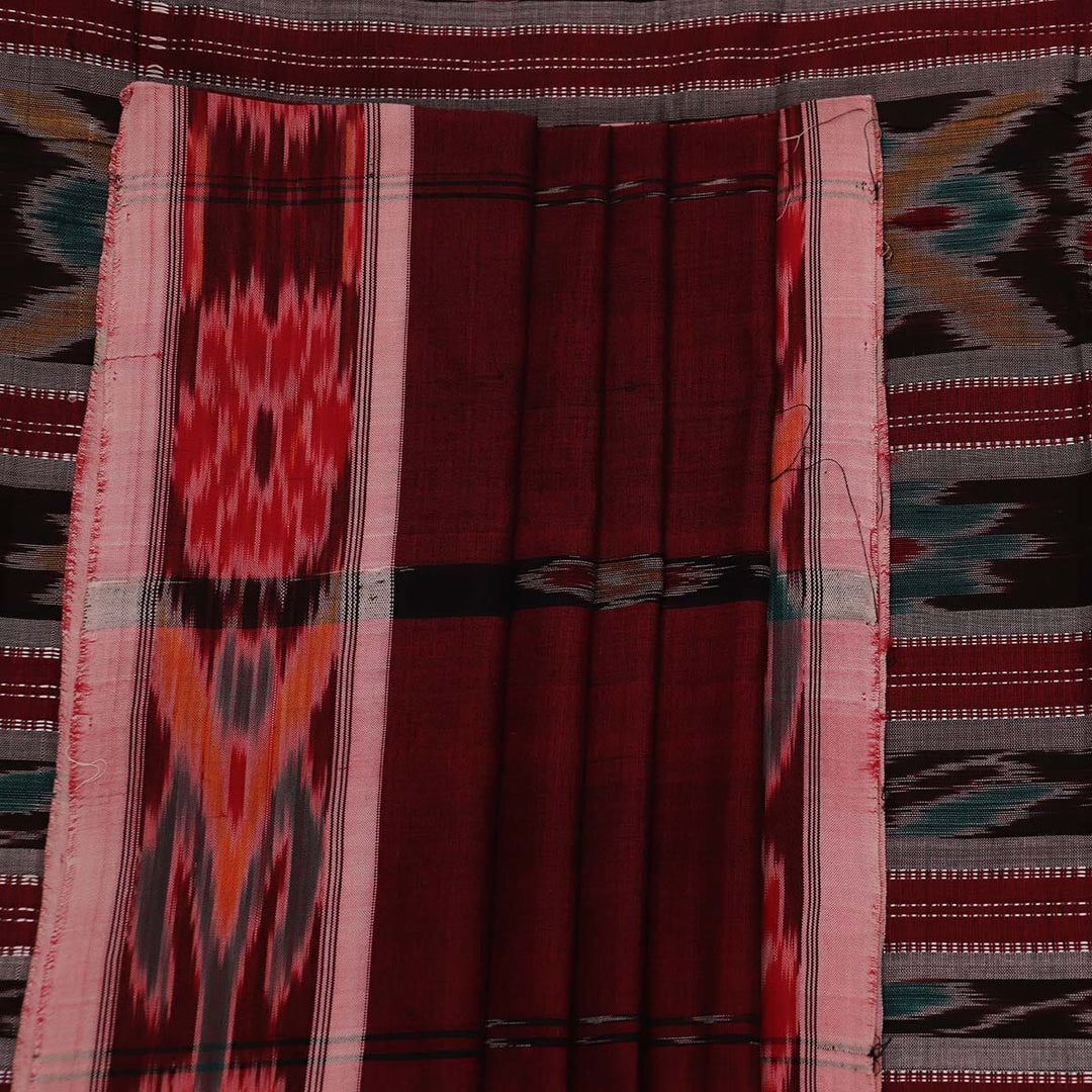Handloom Sambalpuri Poly-Cotton Ikkat Saree Handloom Saree_Cotton Priyadarshini Handloom