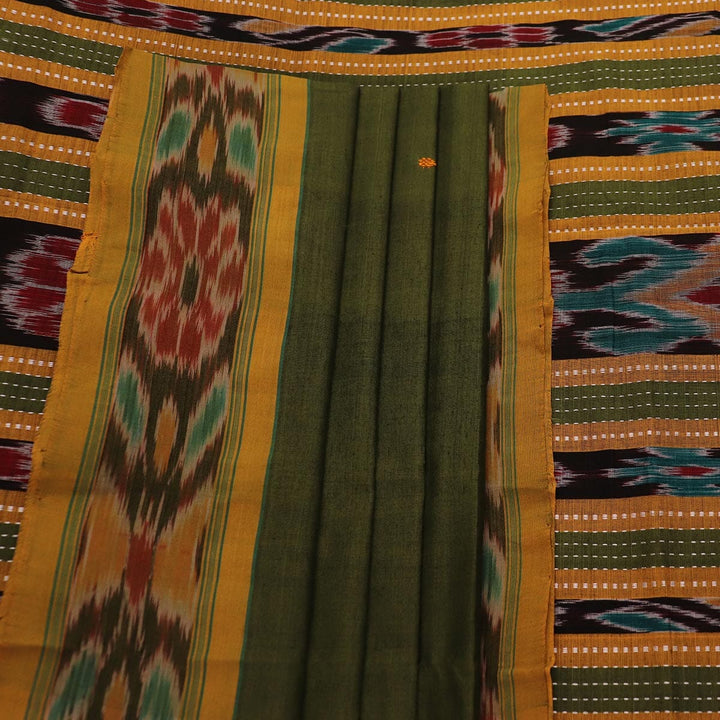 Handloom Sambalpuri Poly-Cotton Ikkat Saree Handloom Saree_Cotton Priyadarshini Handloom