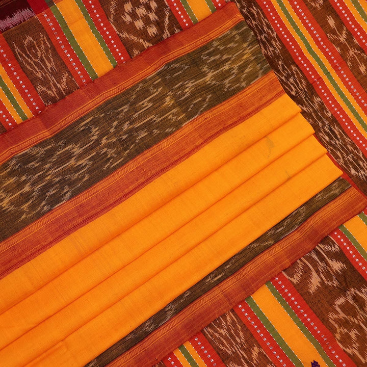 Handloom Sambalpuri Poly-Cotton Ikkat Saree Handloom Saree_Cotton Priyadarshini Handloom