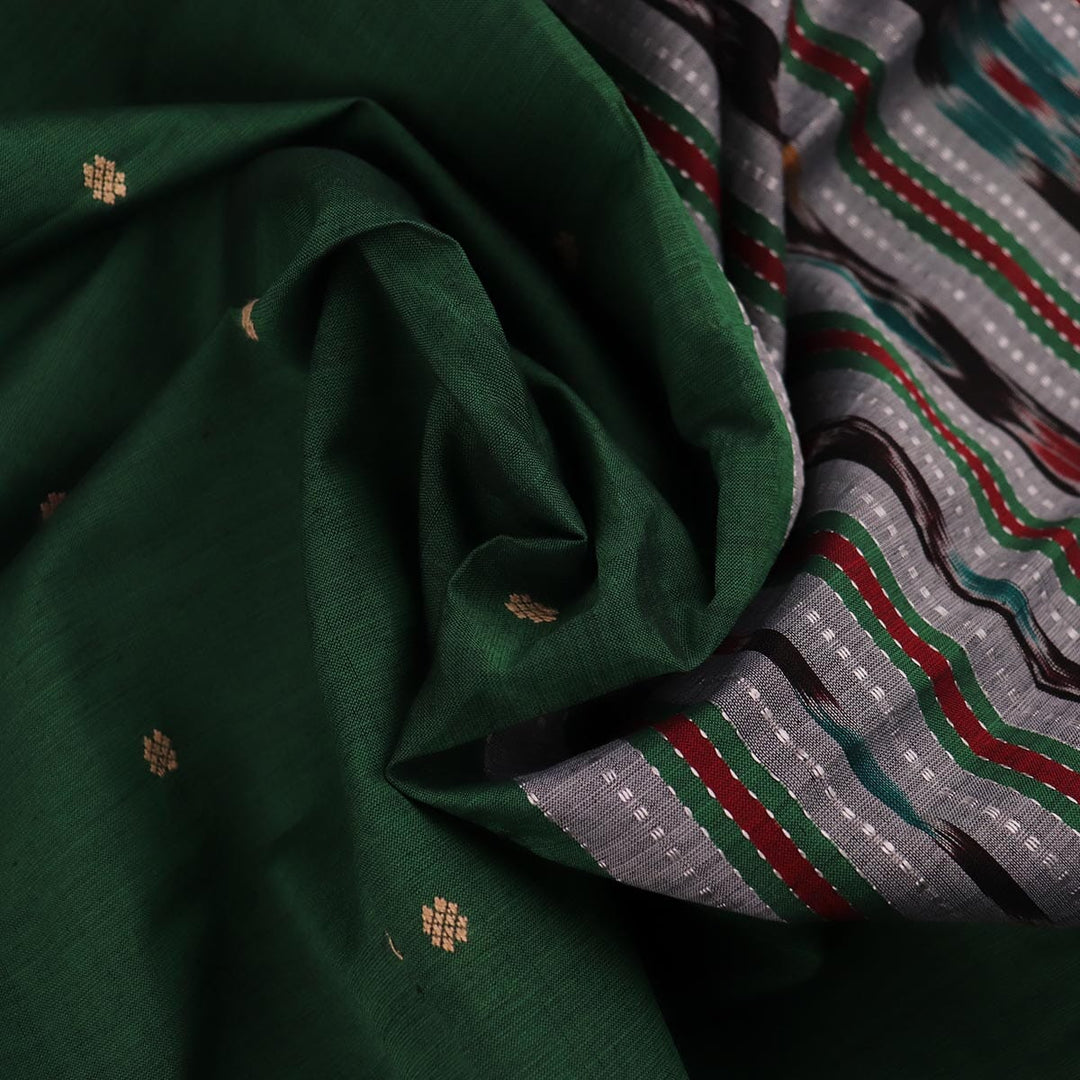 Handloom Sambalpuri Poly-Cotton Ikkat Saree Handloom Saree_Cotton Priyadarshini Handloom