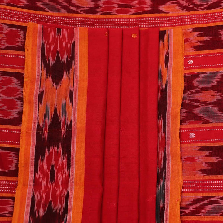 Handloom Sambalpuri Poly-Cotton Ikkat Saree Handloom Saree_Cotton Priyadarshini Handloom