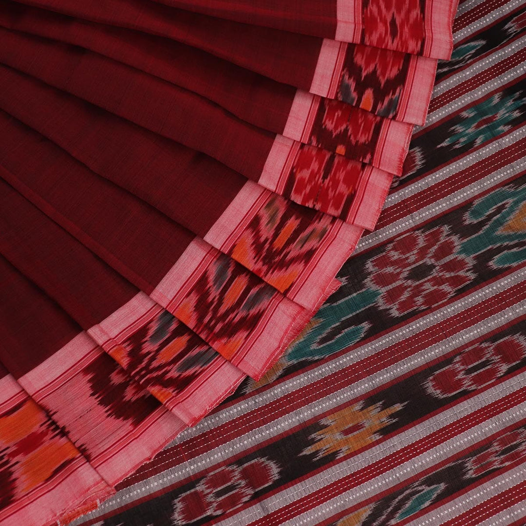 Handloom Sambalpuri Poly-Cotton Ikkat Saree Handloom Saree_Cotton Priyadarshini Handloom