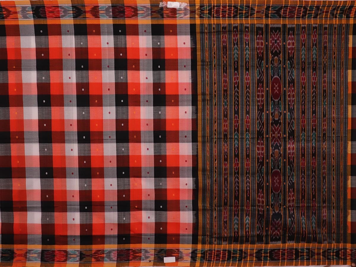 Handloom Sambalpuri Poly-Cotton Ikkat Saree Handloom Saree_Cotton Priyadarshini Handloom