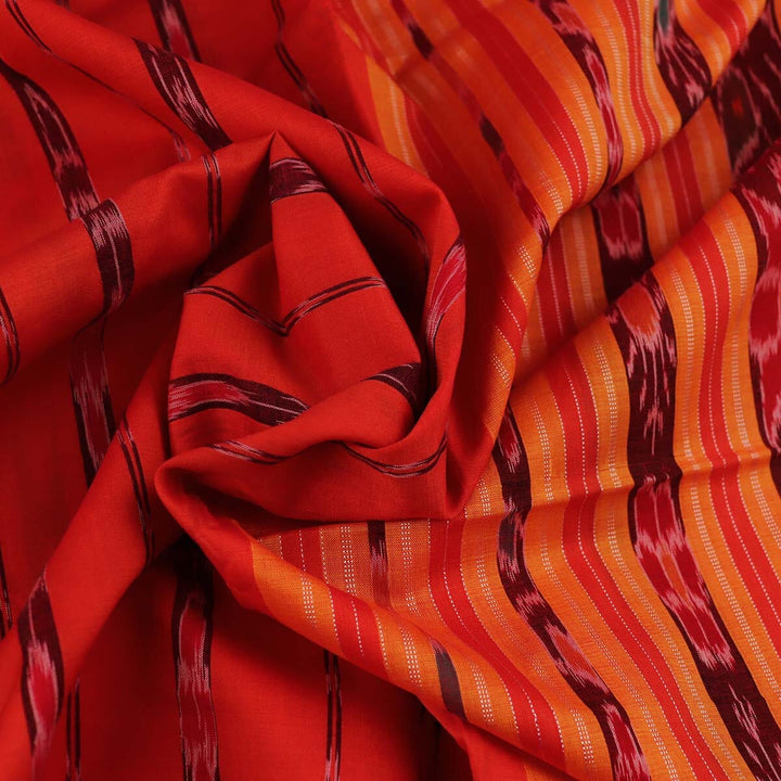 Handloom Sambalpuri Poly-Cotton Ikkat Saree Handloom Saree_Cotton Priyadarshini Handloom