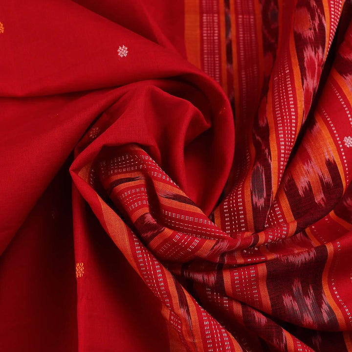 Handloom Sambalpuri Poly-Cotton Ikkat Saree Handloom Saree_Cotton Priyadarshini Handloom 