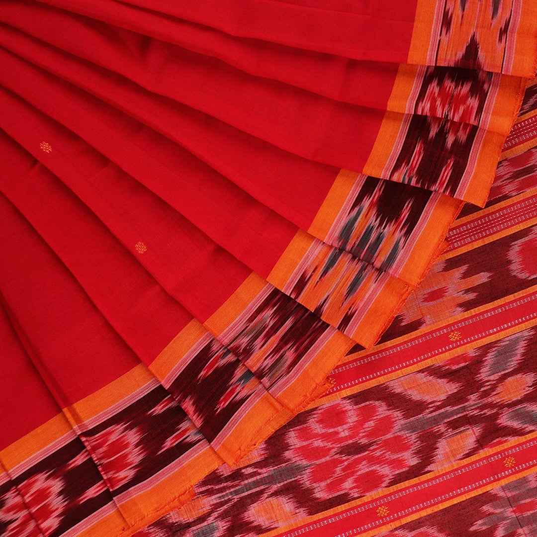 Handloom Sambalpuri Poly-Cotton Ikkat Saree Handloom Saree_Cotton Priyadarshini Handloom