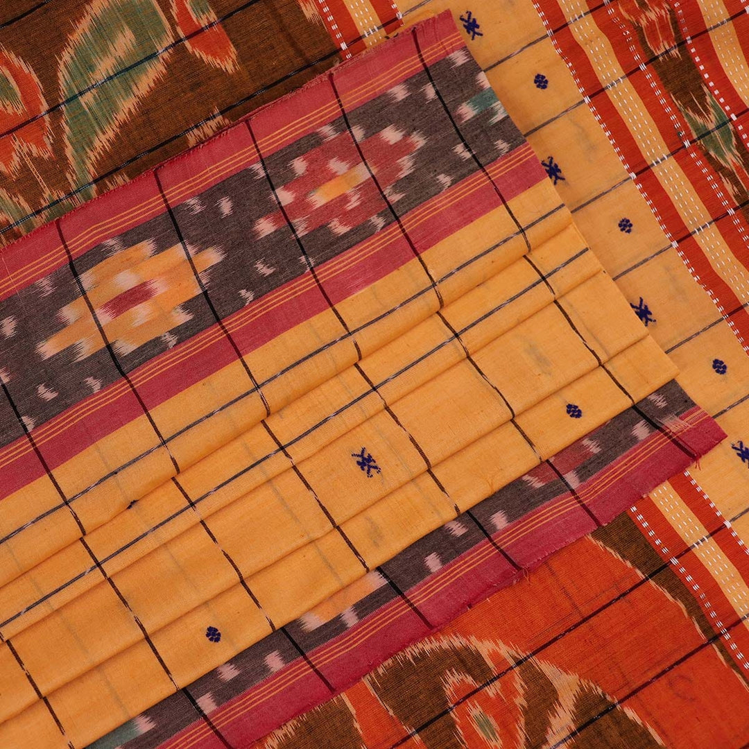 Handloom Sambalpuri Poly-Cotton Ikkat Saree Handloom Saree_Cotton Priyadarshini Handloom