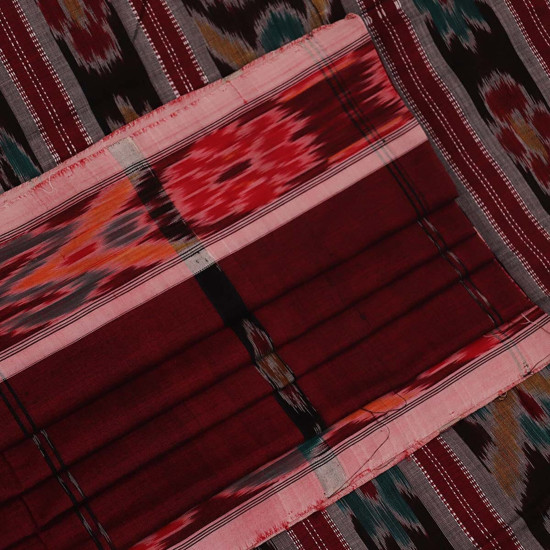 Handloom Sambalpuri Poly-Cotton Ikkat Saree Handloom Saree_Cotton Priyadarshini Handloom