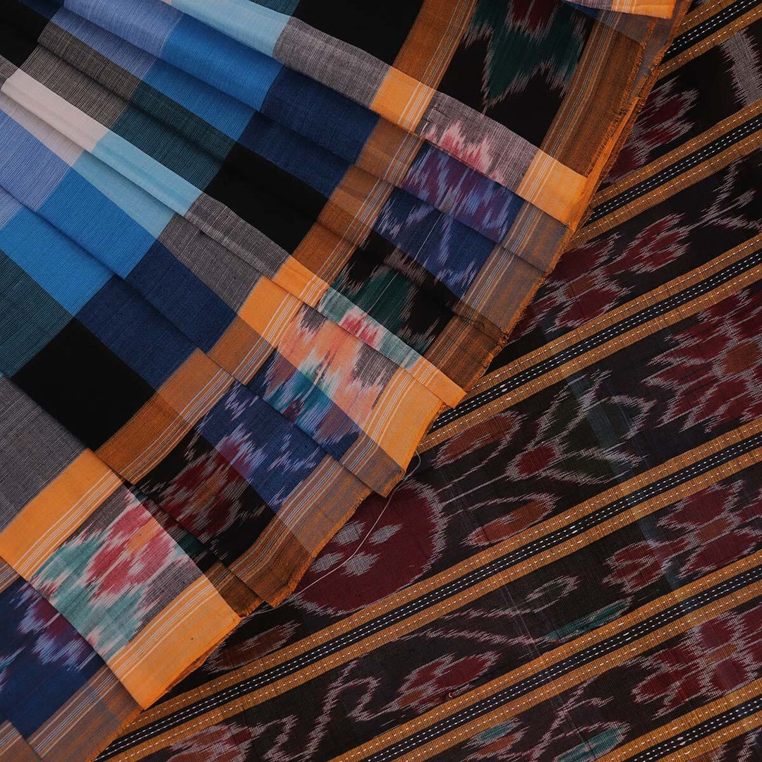 "Experience the Beauty of Sambalpuri Handloom Poly-Cotton Sarees - Shop Now at PriyaOdisha"