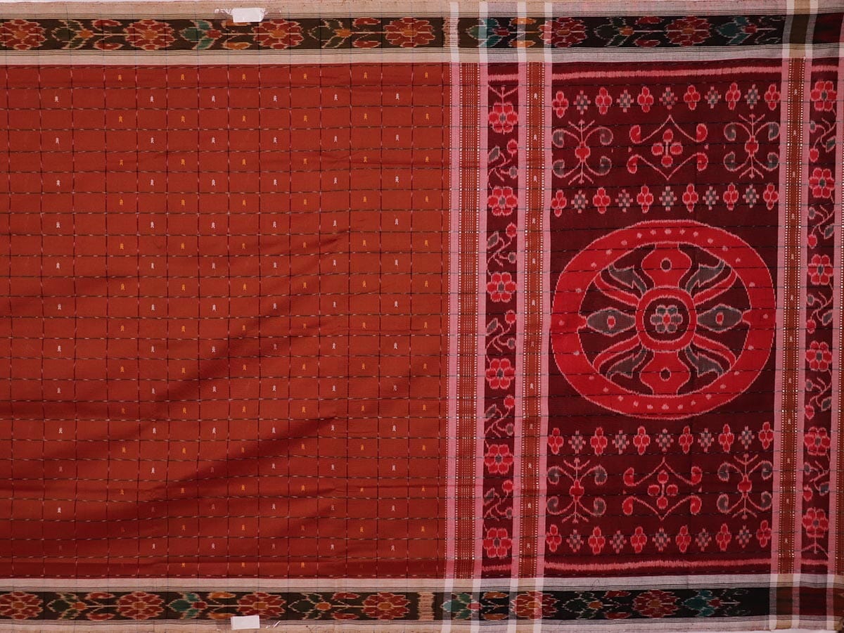 Handloom Sambalpuri Poly-Cotton Ikkat Saree Handloom Saree_Cotton Priyadarshini Handloom