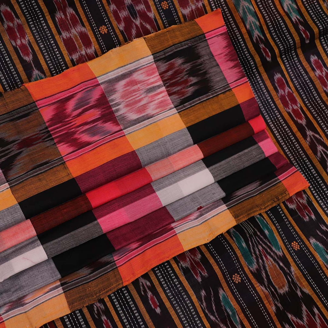Handloom Sambalpuri Poly-Cotton Ikkat Saree Handloom Saree_Cotton Priyadarshini Handloom
