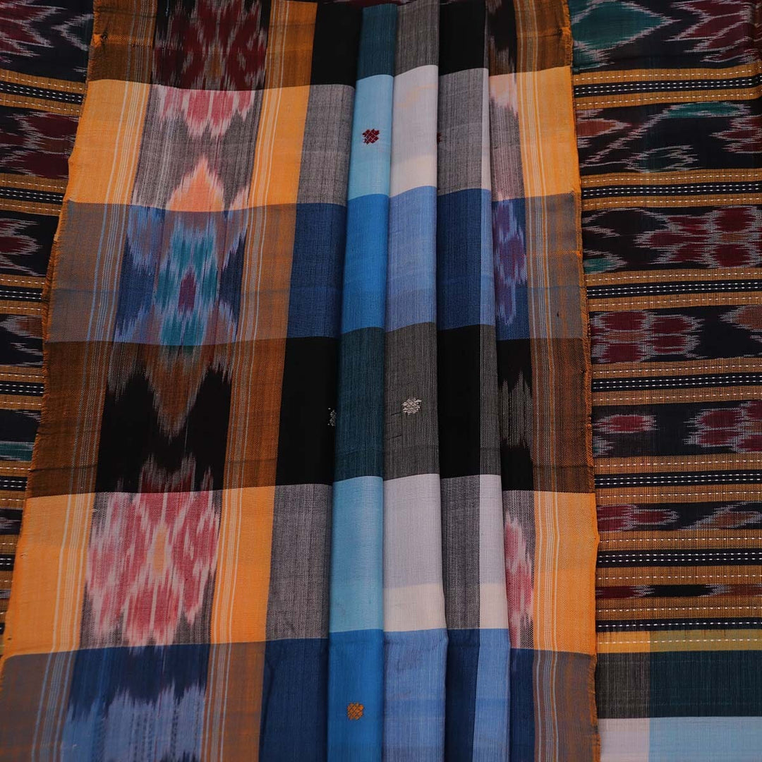 Handloom Sambalpuri Poly-Cotton Ikkat Saree Handloom Saree_Cotton Priyadarshini Handloom