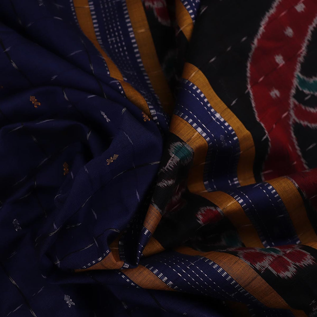 Handloom Sambalpuri Poly-Cotton Ikkat Saree Handloom Saree_Cotton Priyadarshini Handloom