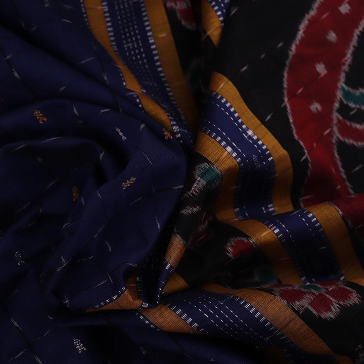 Handloom Sambalpuri Poly-Cotton Ikkat Saree Handloom Saree_Cotton Priyadarshini Handloom