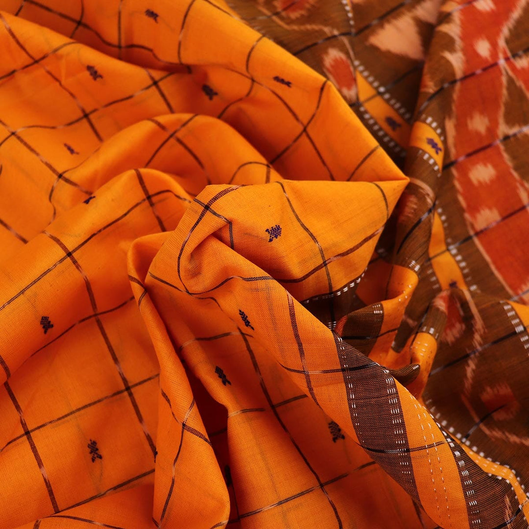 Handloom Sambalpuri Poly-Cotton Ikkat Saree Handloom Saree_Cotton Priyadarshini Handloom