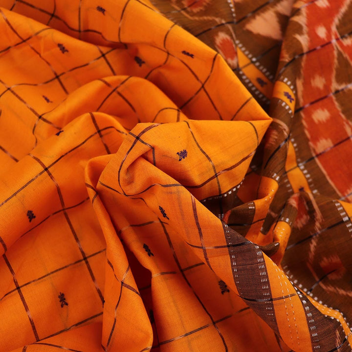 Handloom Sambalpuri Poly-Cotton Ikkat Saree Handloom Saree_Cotton Priyadarshini Handloom