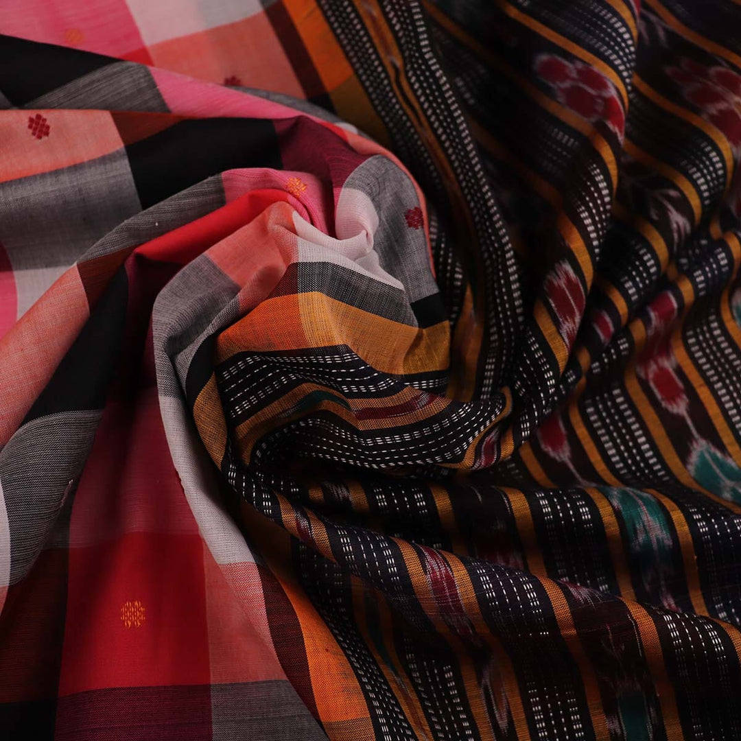 Handloom Sambalpuri Poly-Cotton Ikkat Saree Handloom Saree_Cotton Priyadarshini Handloom