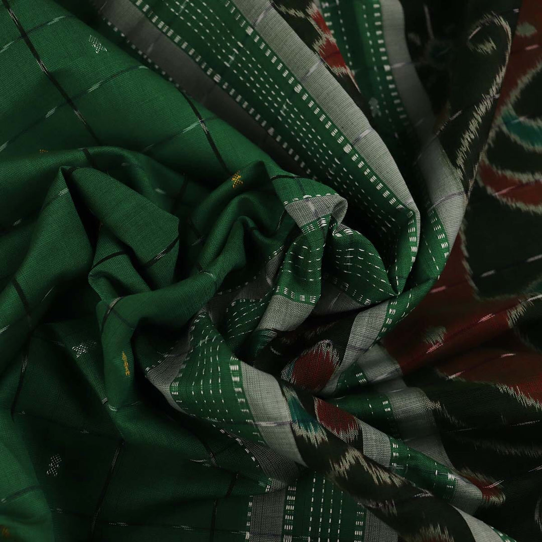 Handloom Sambalpuri Poly-Cotton Ikkat Saree Handloom Saree_Cotton Priyadarshini Handloom