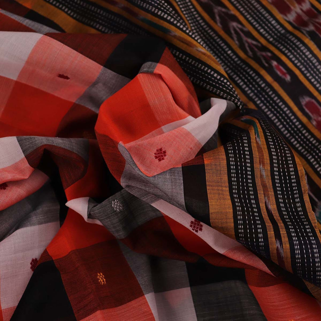 Handloom Sambalpuri Poly-Cotton Ikkat Saree Handloom Saree_Cotton Priyadarshini Handloom