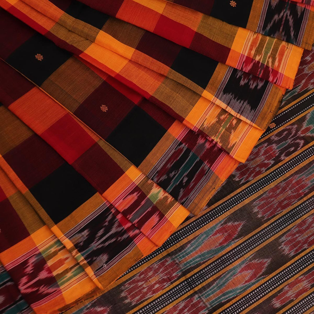 Handloom Sambalpuri Poly-Cotton Ikkat Saree Handloom Saree_Cotton Priyadarshini Handloom