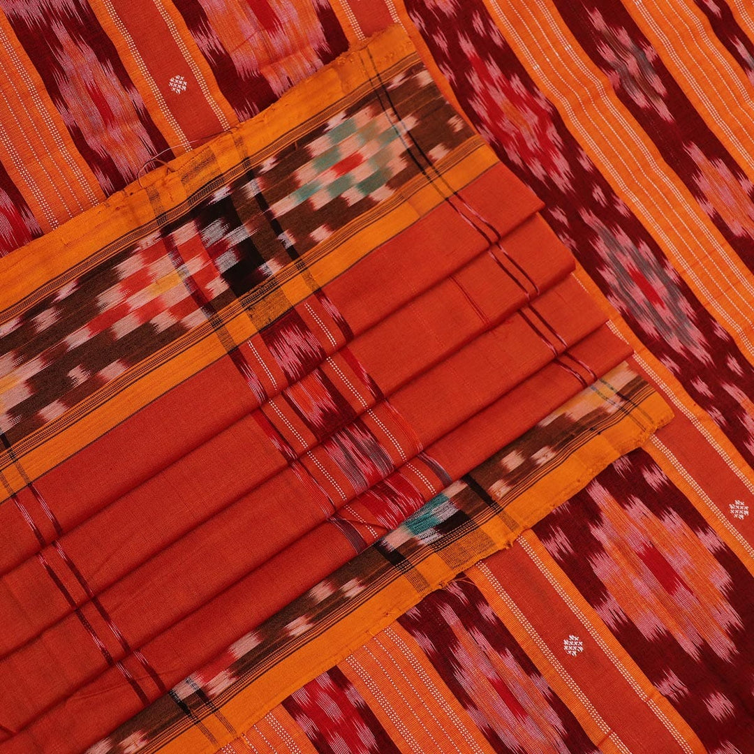 Handloom Sambalpuri Poly-Cotton Ikkat Saree Handloom Saree_Cotton Priyadarshini Handloom