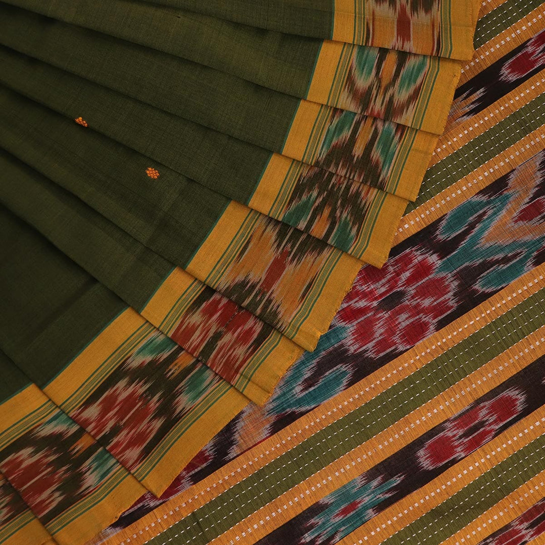 Handloom Sambalpuri Poly-Cotton Ikkat Saree Handloom Saree_Cotton Priyadarshini Handloom