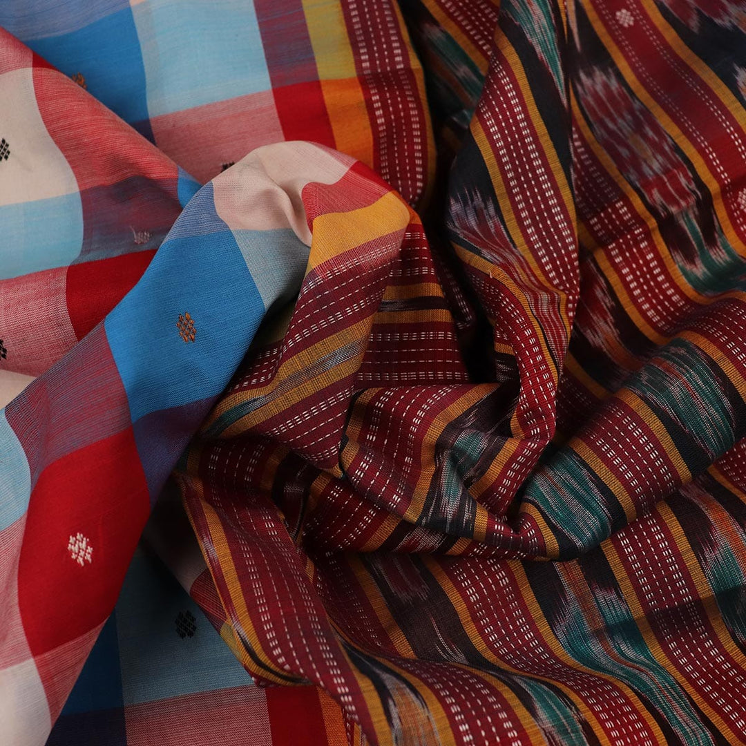 Handloom Sambalpuri Poly-Cotton Ikkat Saree Handloom Saree_Cotton Priyadarshini Handloom