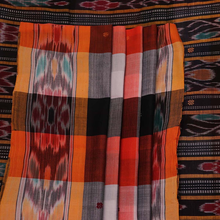 Handloom Sambalpuri Poly-Cotton Ikkat Saree Handloom Saree_Cotton Priyadarshini Handloom