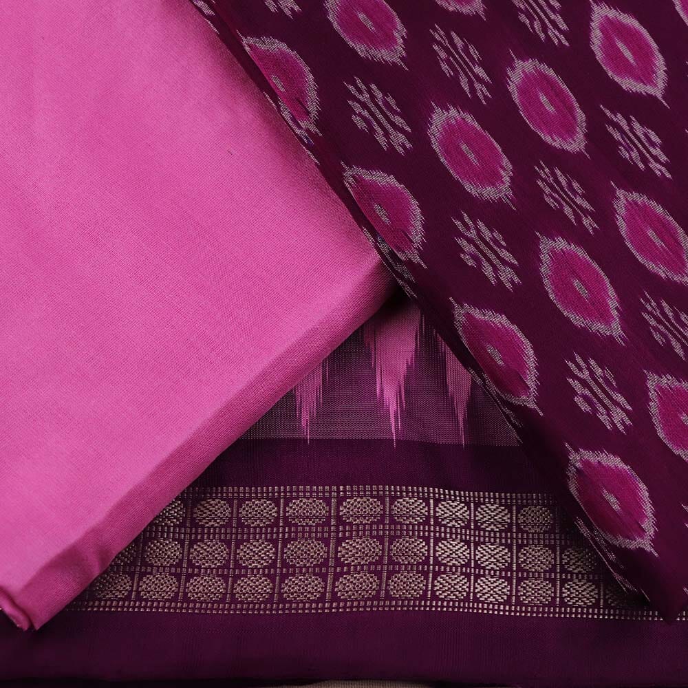 Handloom Sambalpuri Silk Dress Material Dress Material Handloom_Silk Priyadarshini Handloom