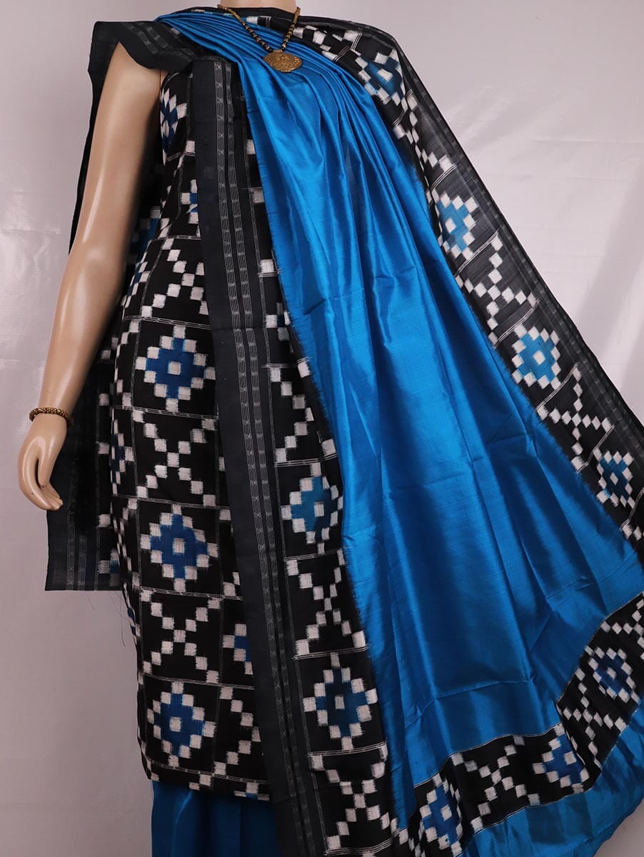 Handloom Sambalpuri Silk Dress Material Dress Material Handloom_Silk Priyadarshini Handloom