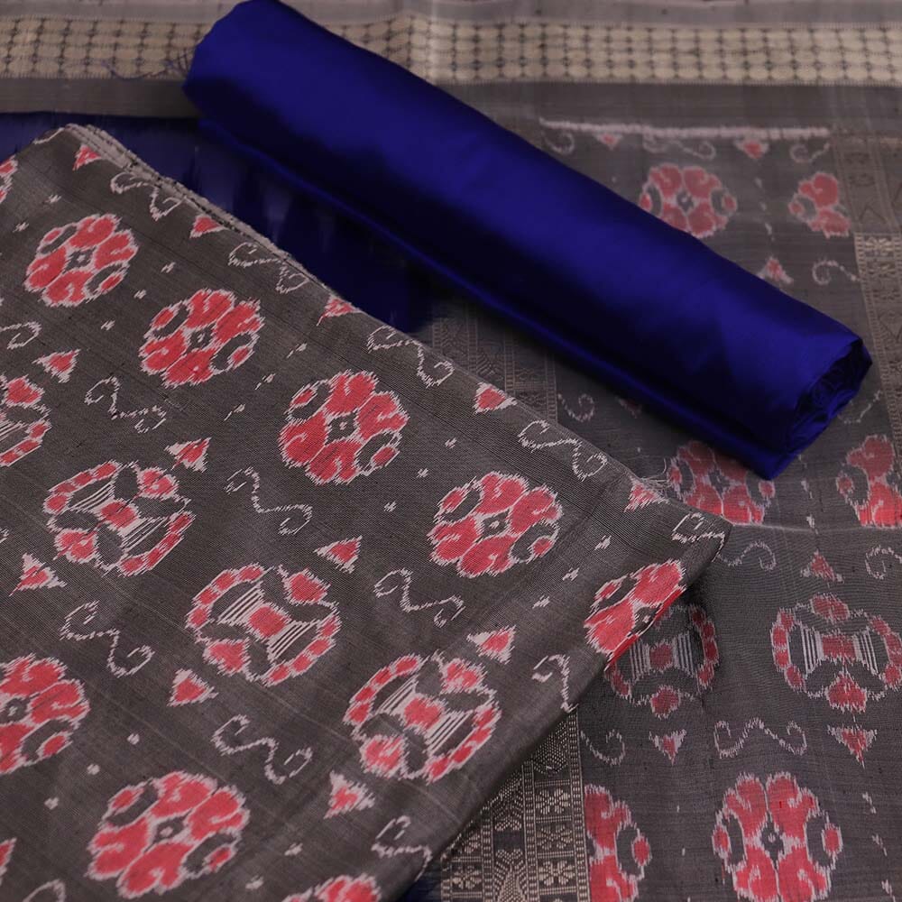 Handloom Sambalpuri Silk Dress Material Dress Material Handloom_Silk Priyadarshini Handloom