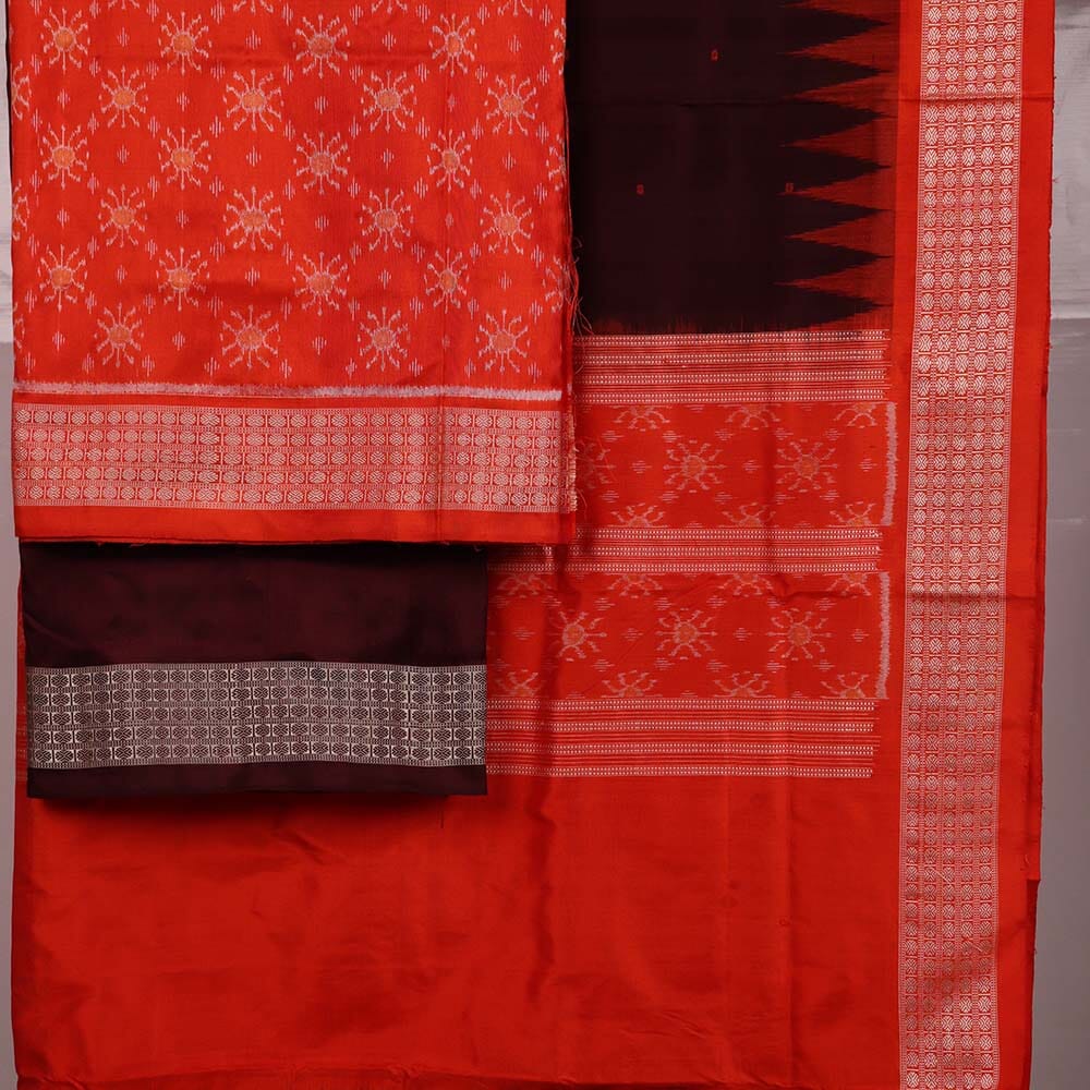 Handloom Sambalpuri Silk Dress Material Dress Material Handloom_Silk Priyadarshini Handloom