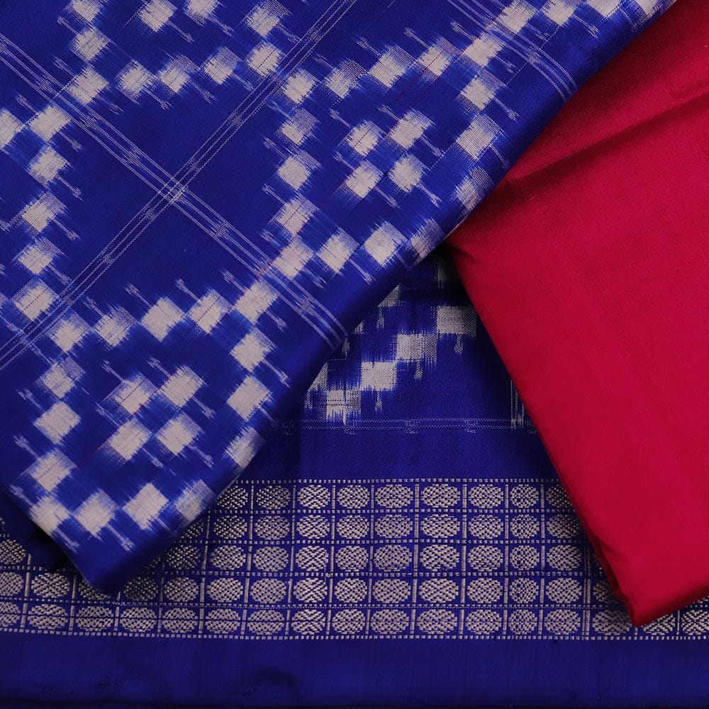 Handloom Sambalpuri Silk Dress Material Dress Material Handloom_Silk Priyadarshini Handloom