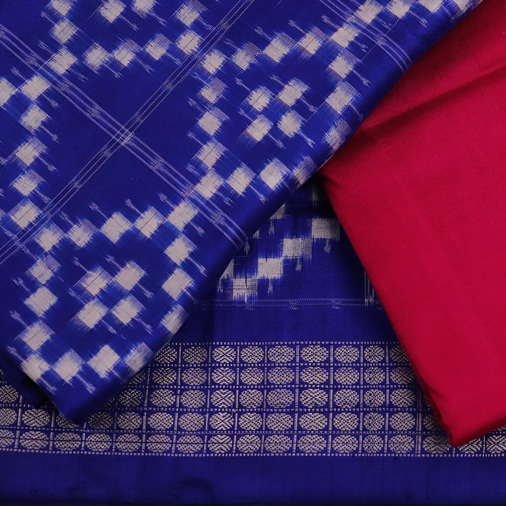 Handloom Sambalpuri Silk Dress Material Dress Material Handloom_Silk Priyadarshini Handloom 