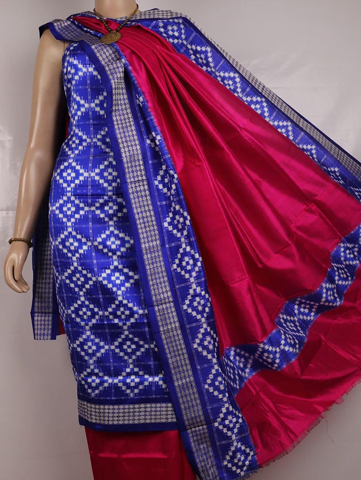 Handloom Sambalpuri Silk Dress Material Dress Material Handloom_Silk Priyadarshini Handloom