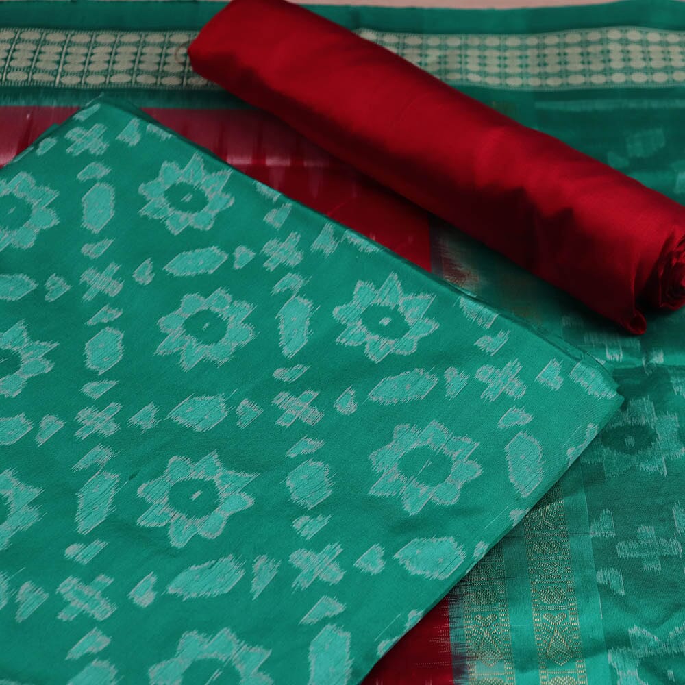 Handloom Sambalpuri Silk Dress Material Dress Material Handloom_Silk Priyadarshini Handloom