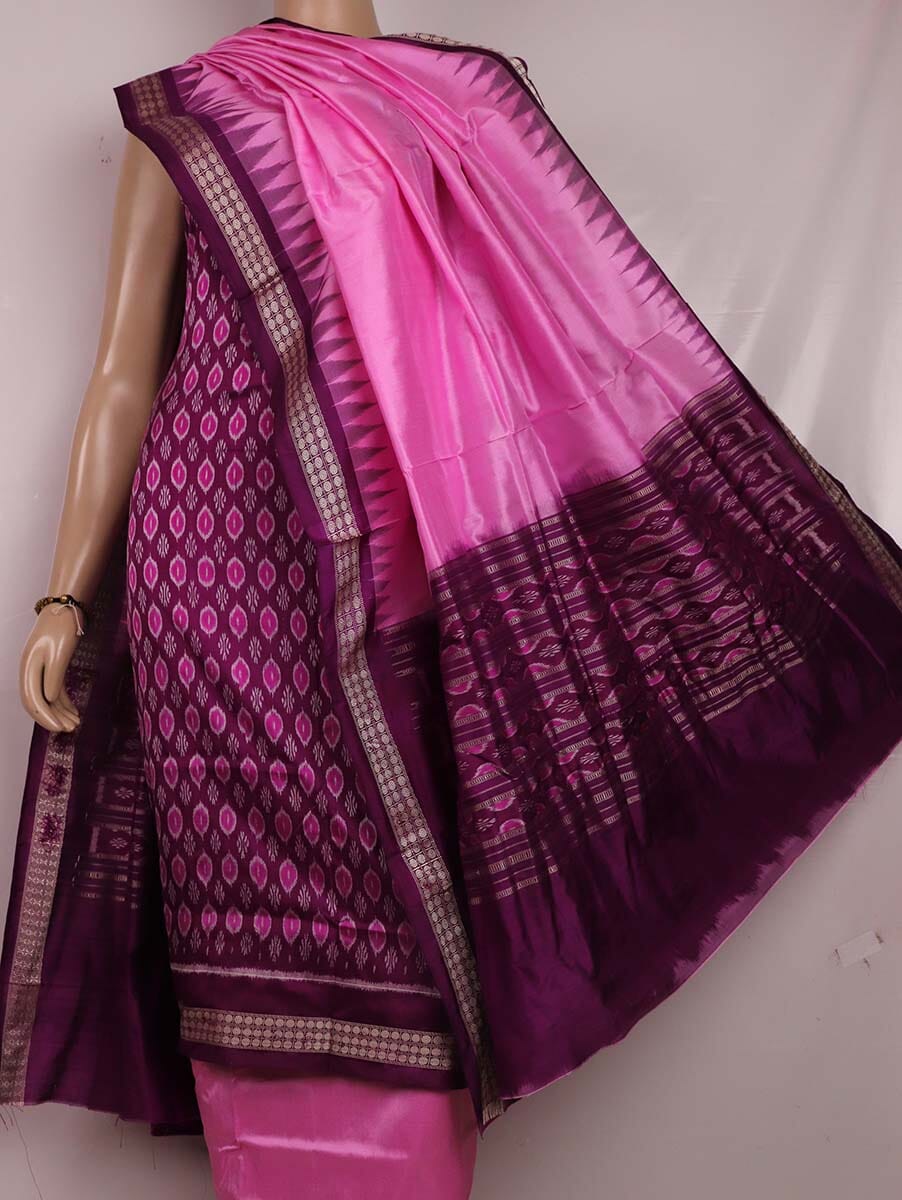 Handloom Sambalpuri Silk Dress Material Dress Material Handloom_Silk Priyadarshini Handloom