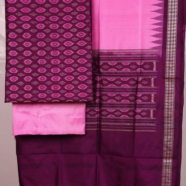 Handloom Sambalpuri Silk Dress Material Dress Material Handloom_Silk Priyadarshini Handloom