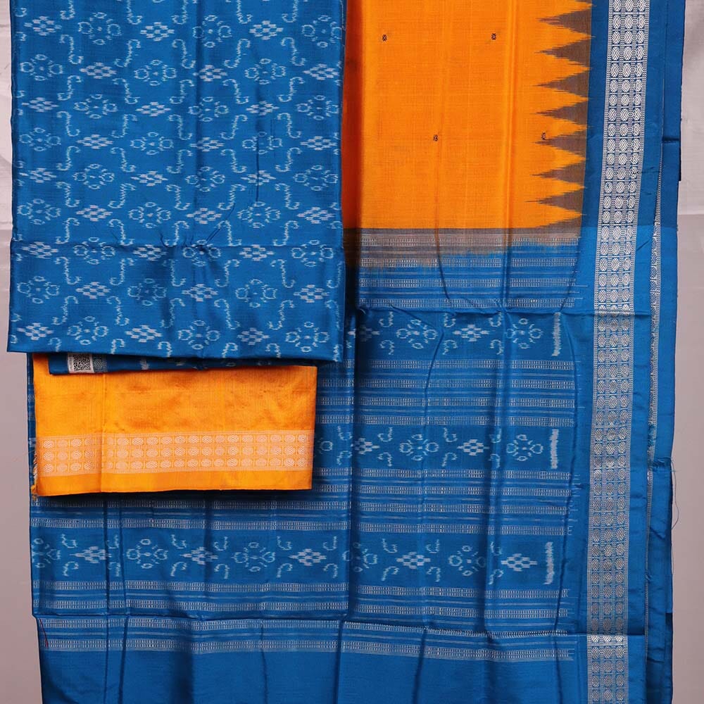 Handloom Sambalpuri Silk Dress Material Dress Material Handloom_Silk Priyadarshini Handloom