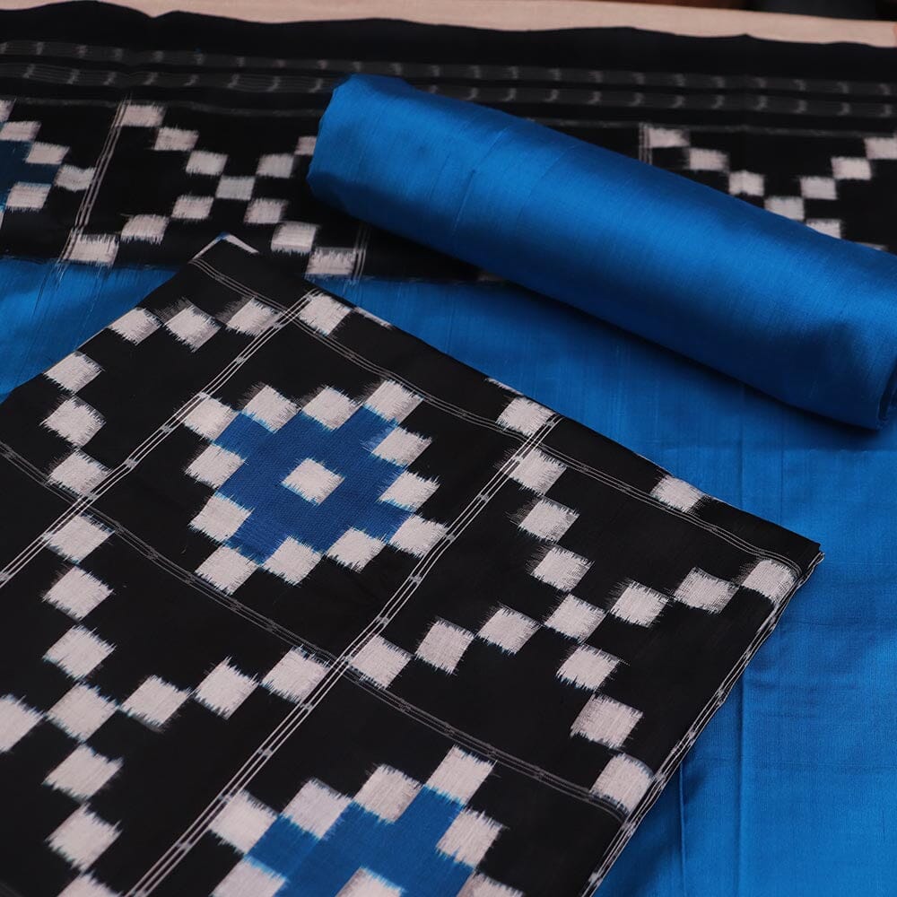 Priyadarshini Handloom, Sambalpuri Silk Handloom Dress Material, Unstitched Dress Material, Women's Dress Material, Silk Dress Material, Traditional Dress Material, Indian Dress Material, Sambalpuri Silk Handloom Dress Material for Women.
