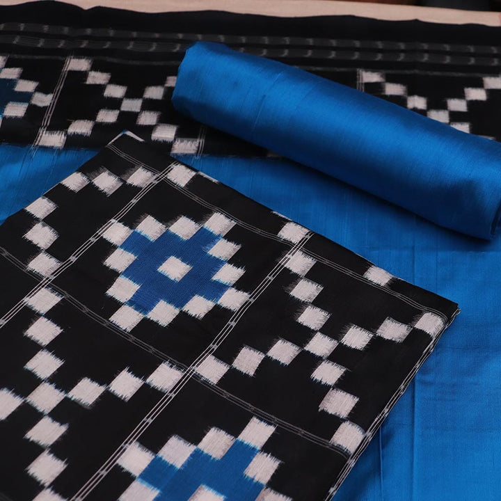 Priyadarshini Handloom, Sambalpuri Silk Handloom Dress Material, Unstitched Dress Material, Women's Dress Material, Silk Dress Material, Traditional Dress Material, Indian Dress Material, Sambalpuri Silk Handloom Dress Material for Women.