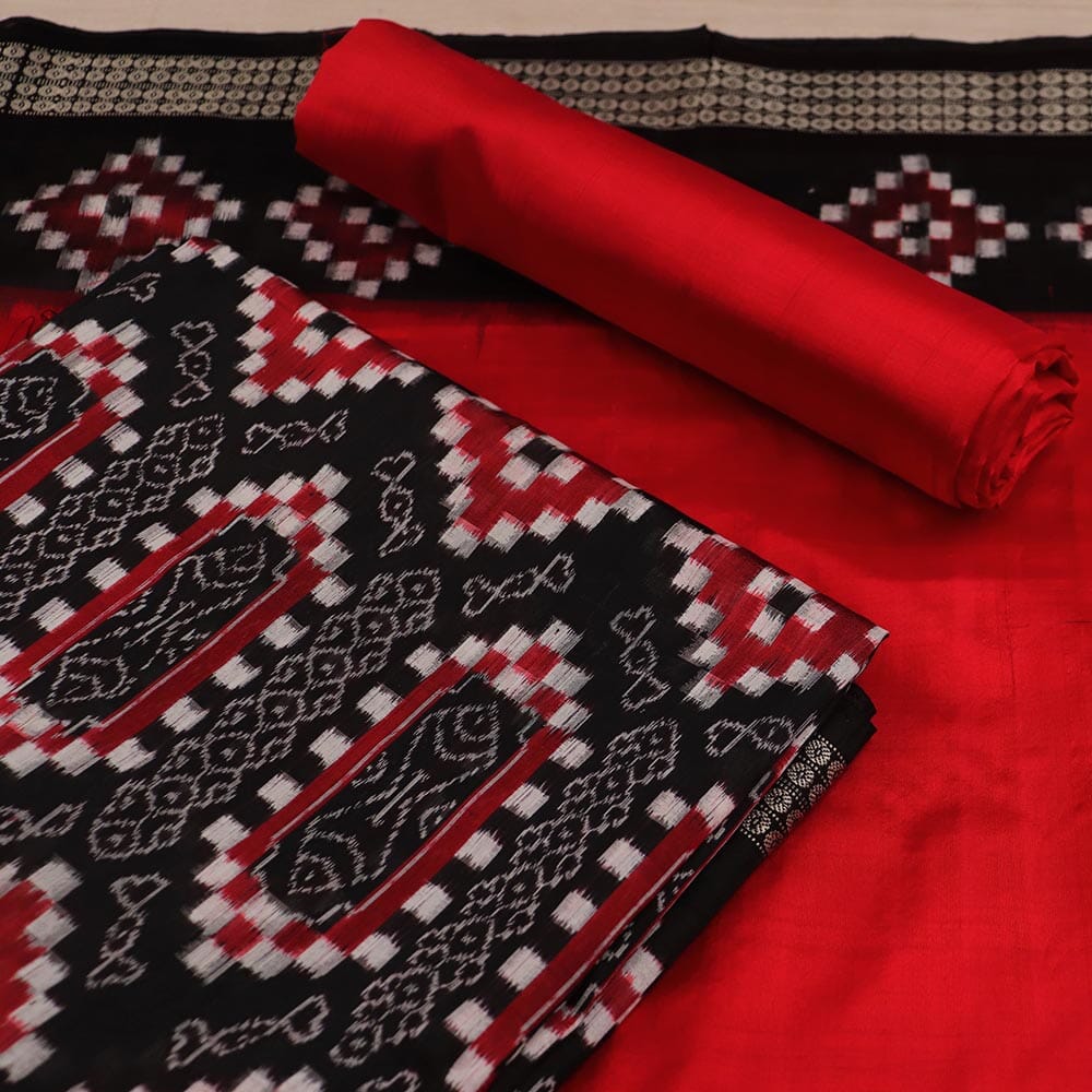 Priyadarshini Handloom, Sambalpuri Silk Handloom Dress Material, Unstitched Dress Material, Women's Dress Material, Silk Dress Material, Traditional Dress Material, Indian Dress Material, Sambalpuri Silk Handloom Dress Material for Women.