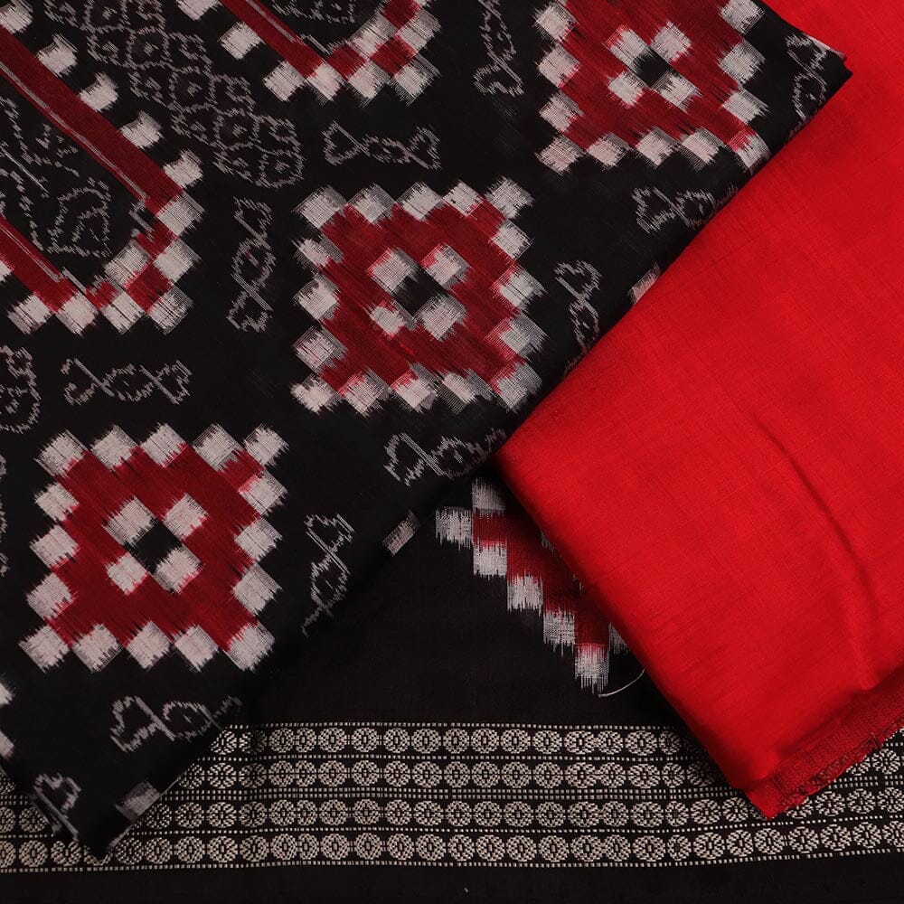 Handloom Sambalpuri Silk Dress Material Dress Material Handloom_Silk Priyadarshini Handloom