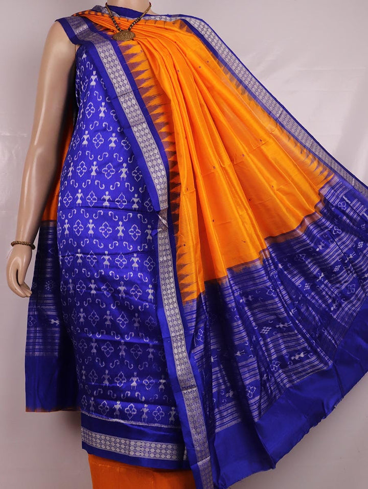 Handloom Sambalpuri Silk Dress Material Dress Material Handloom_Silk Priyadarshini Handloom