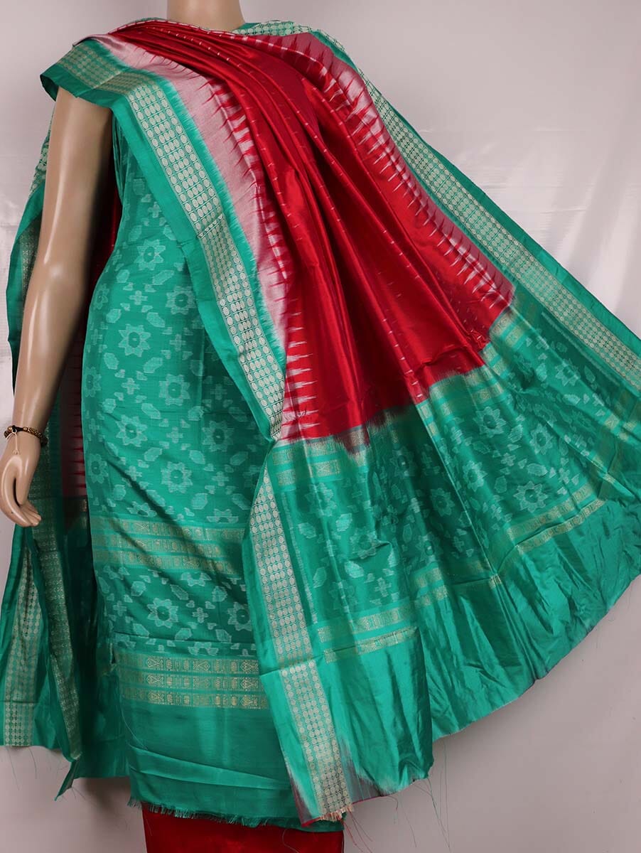 Handloom Sambalpuri Silk Dress Material Dress Material Handloom_Silk Priyadarshini Handloom 