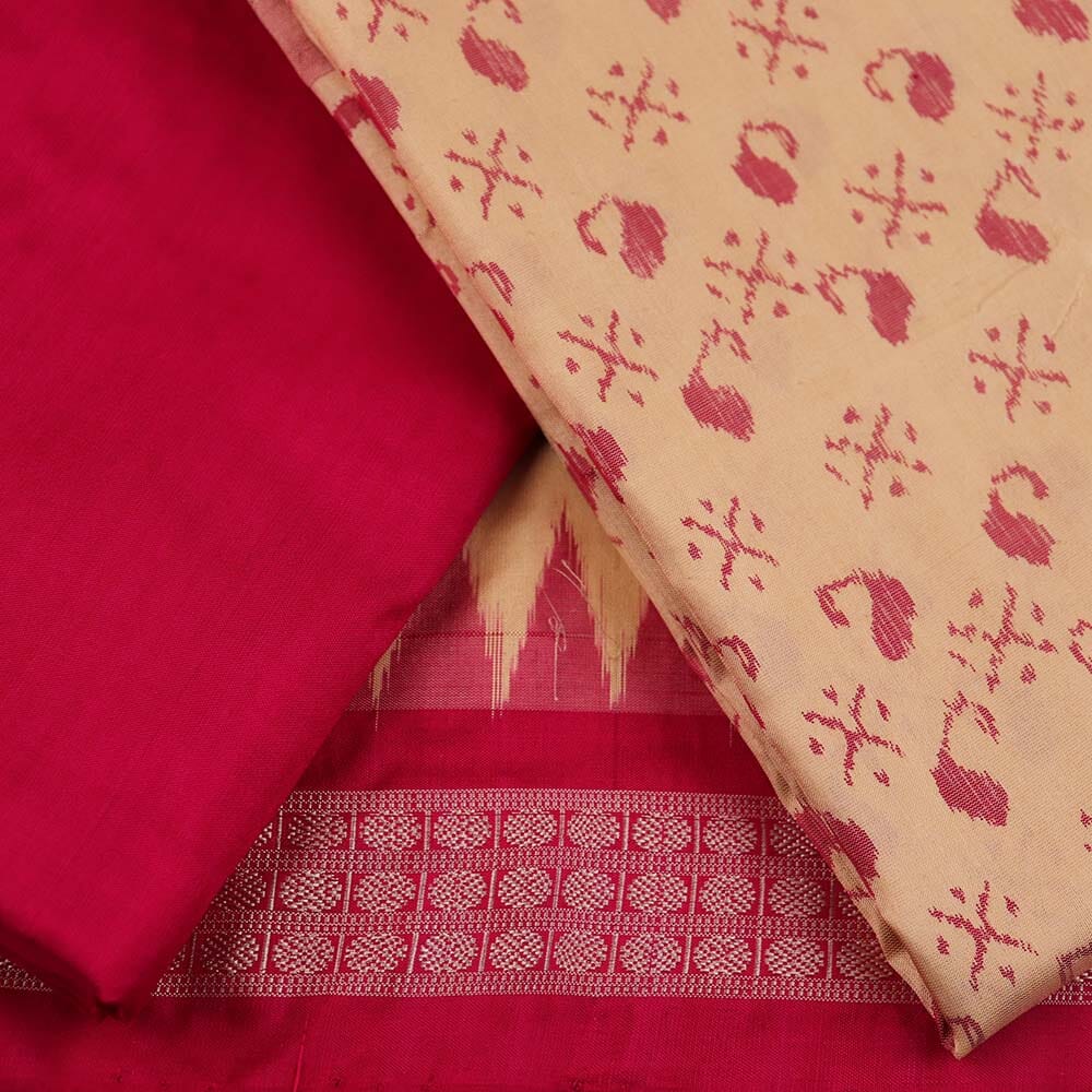 Handloom Sambalpuri Silk Dress Material Dress Material Handloom_Silk Priyadarshini Handloom