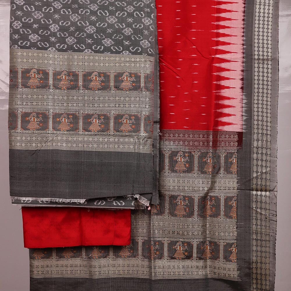 Handloom Sambalpuri Silk Dress Material Dress Material Handloom_Silk Priyadarshini Handloom
