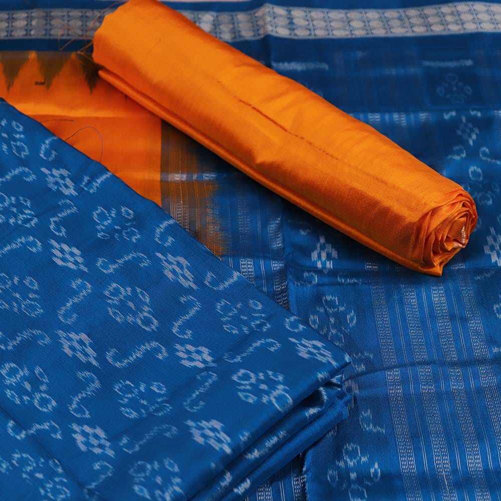 Handloom Sambalpuri Silk Dress Material Dress Material Handloom_Silk Priyadarshini Handloom