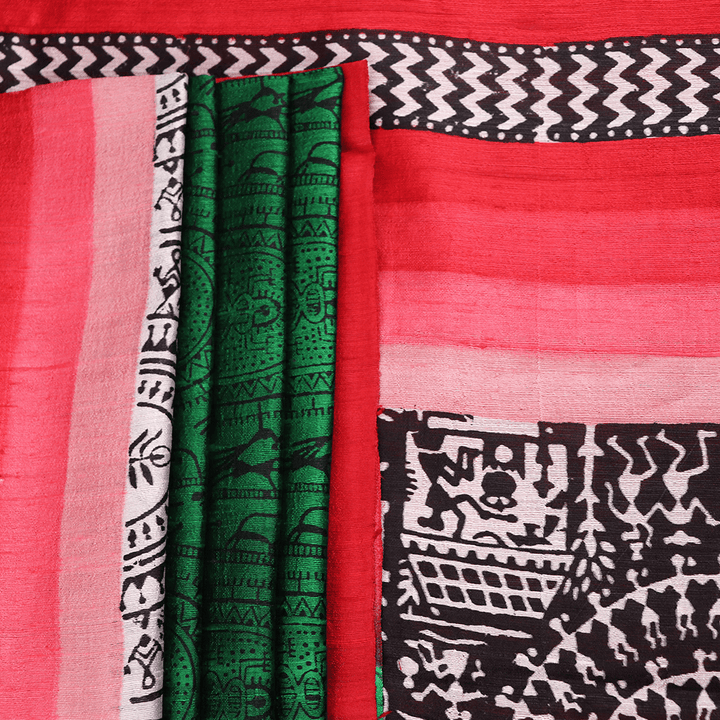 Handloom Sambalpuri Tusser Saree Handloom Saree_Tussser Silk Priyadarshini Handloom